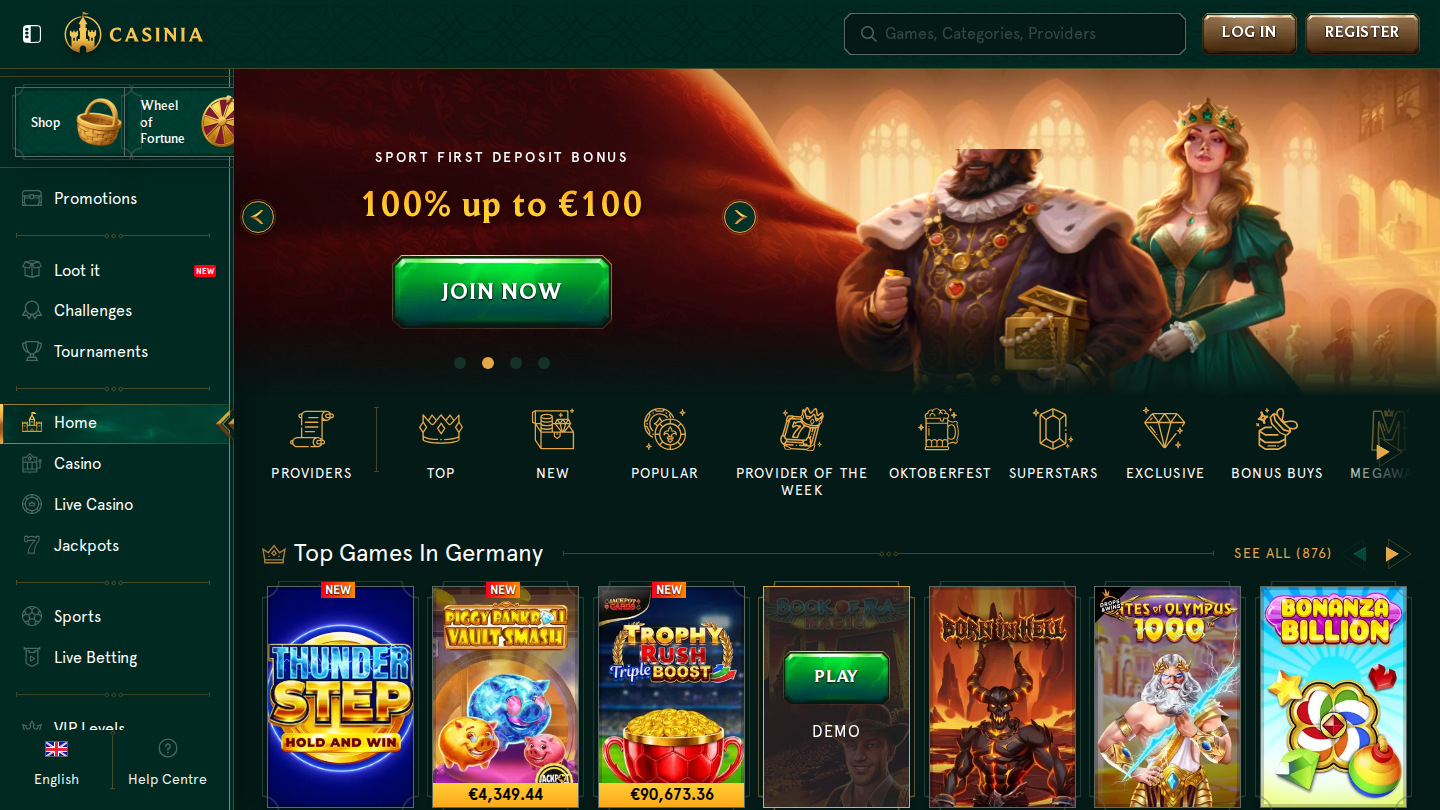 Games, Bonuses, and Banking Overview